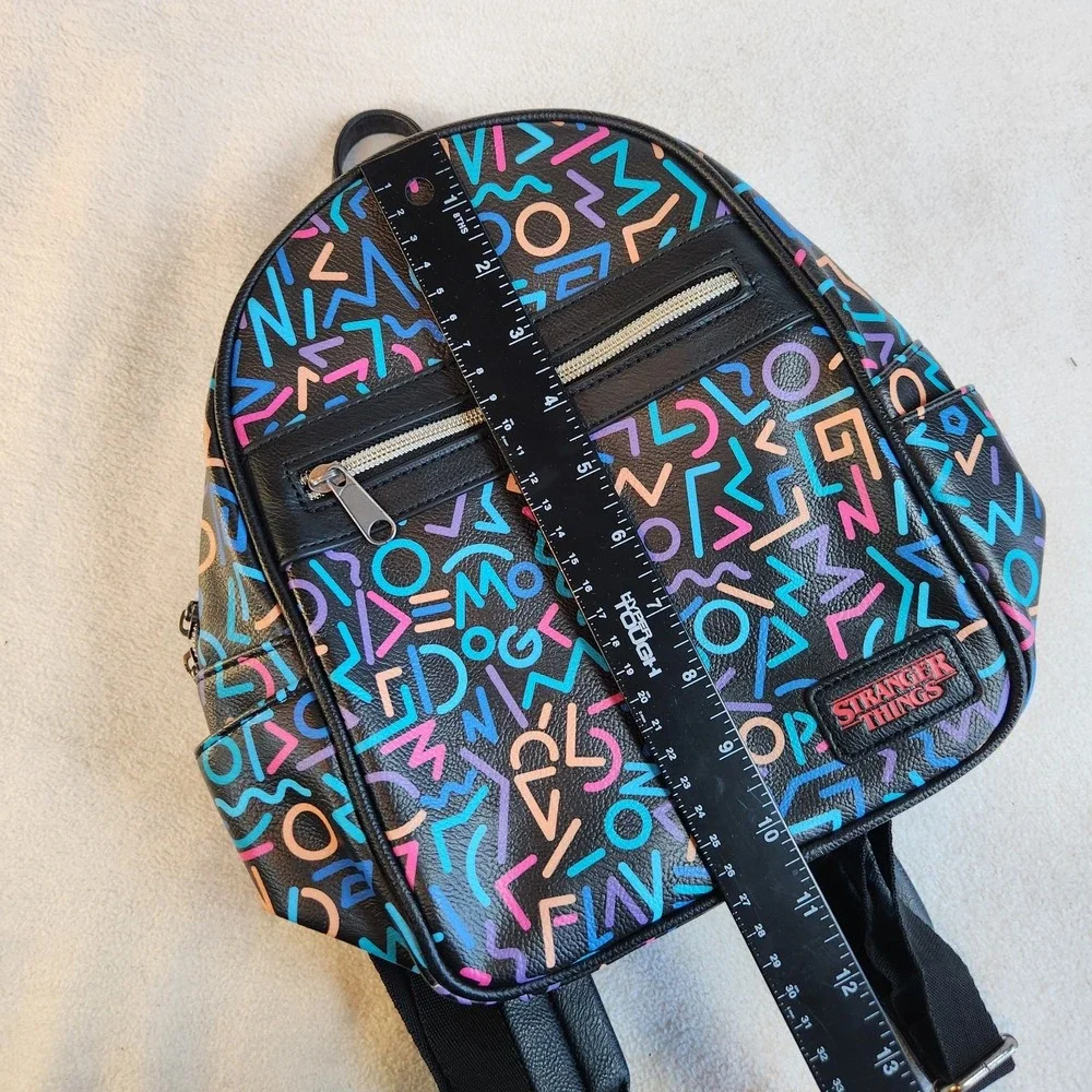 FUNKO‎ Stranger Things Mini Backpack Multicolor Womens Zip Adjustable Retro 80's